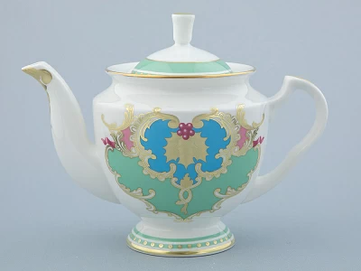 Сервиз чайный форма Айседора рисунок Аквамарин 6 персон 14 предметов арт. 81.30906.00.1