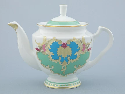 Сервиз чайный форма Айседора рисунок Аквамарин 6 персон 14 предметов арт. 81.30906.00.1