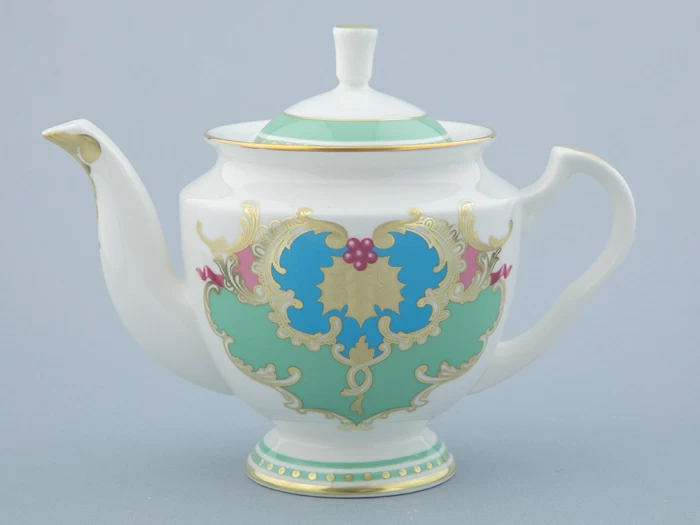 Сервиз чайный форма Айседора рисунок Аквамарин 6 персон 14 предметов арт. 81.30906.00.1,  Сервиз чайный форма Айседора рисунок Аквамарин 6 персон 14 предметов арт. 81.30906.00.1,