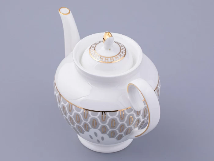 Чайник заварочный, рисунок Саламандра Грей, форма Весенняя 2, арт 80.44696.00.1, 