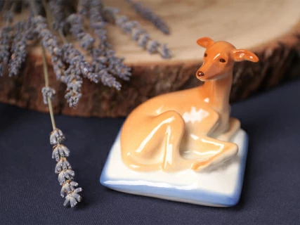 Скульптура Левретка на подушке Лилли арт. 82.81318.00.1, 