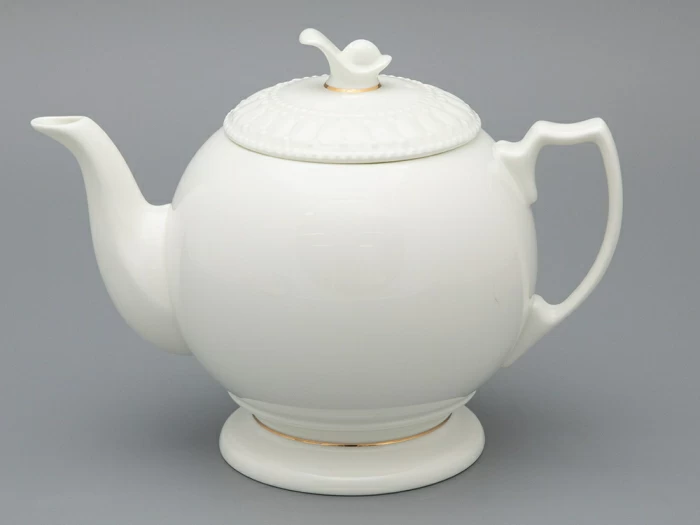 Сервиз чайный форма Жемчужина рисунок Золотая лента, 6 персон 14 предметов, арт. 81.26223.00.1, 