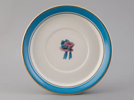 Чашка с блюдцем чайная 220 мл форма Гербовая рисунок Modes de Paris 1836 арт. 81.25417.00.1, 