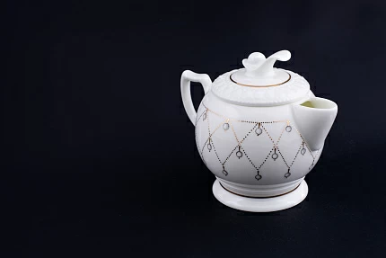 Сервиз чайный Жемчуг на форме Жемчужина, 7 предметов на 2 персоны, арт 61.20975.00.1