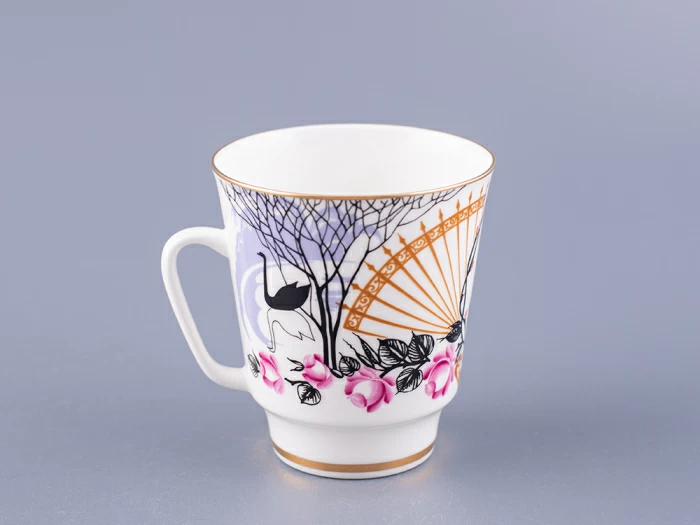 Чашка с блюдцем кофейная 160 мл.,  форма Майская, рисунок Посвящение Анне Андреевне арт. 81.10583.00.1, 