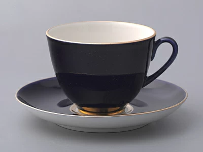 Сервиз чайный 14 предметов на 6 персон, форма Весенняя, рисунок Ночка, арт 81.11164.04.1