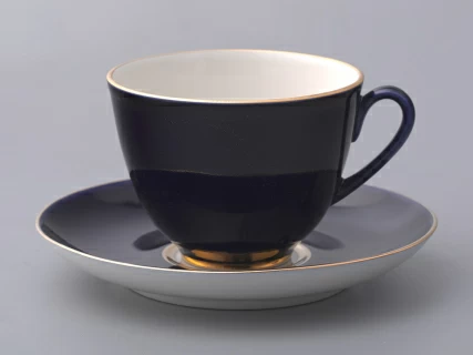 Сервиз чайный 14 предметов на 6 персон, форма Весенняя, рисунок Ночка, арт 81.11164.04.1, 