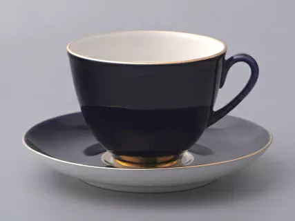 Сервиз чайный 14 предметов на 6 персон, форма Весенняя, рисунок Ночка, арт 81.11164.04.1, 