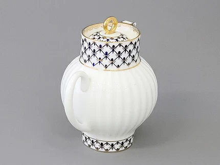 Сливочник форма Волна рисунок Кобальтовая сетка 270 мл, арт.  80.06536.00.1