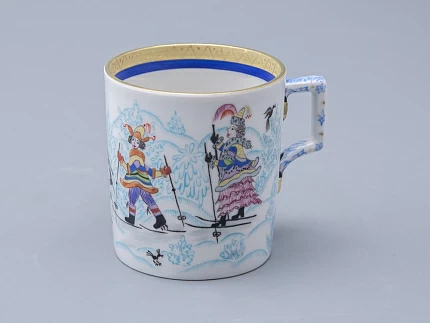 Сервиз чайный форма Гербовая рисунок Зимние забавы, 4 персоны 10 предметов арт. 81.20899.00.1 Сервиз чайный форма Гербовая рисунок Зимние забавы, 4 персоны 10 предметов арт. 81.20899.00.1