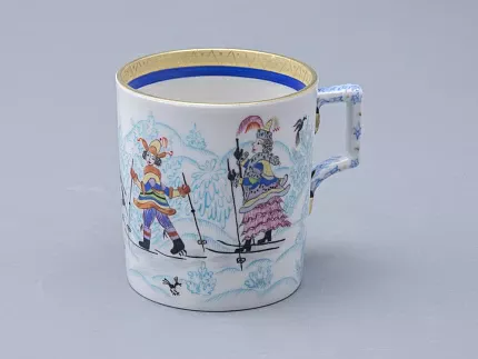 Сервиз чайный форма Гербовая рисунок Зимние забавы, 4 персоны 10 предметов арт. 81.20899.00.1