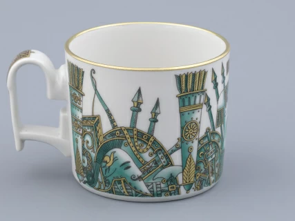 Чашка с блюдцем в подарочной упаковке, форма Охотничий, рисунок Триумф Victoria, арт. 81.32470.00.1,  Чашка с блюдцем в подарочной упаковке, форма Охотничий, рисунок Триумф Victoria, арт. 81.32470.00.1,