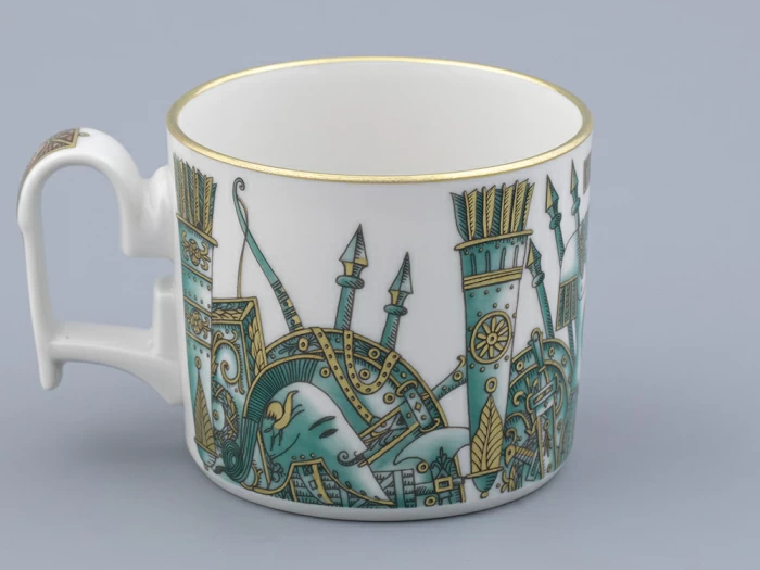 Чашка с блюдцем в подарочной упаковке, форма Охотничий, рисунок Триумф Victoria, арт. 81.32470.00.1,  Чашка с блюдцем в подарочной упаковке, форма Охотничий, рисунок Триумф Victoria, арт. 81.32470.00.1,