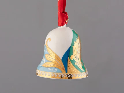 Подарочный набор Колокольчик форма Петелька рисунок Рождественские узоры 3 штуки, арт. 81.32619.00.1 Подарочный набор Колокольчик форма Петелька рисунок Рождественские узоры 3 штуки, арт. 81.32619.00.1