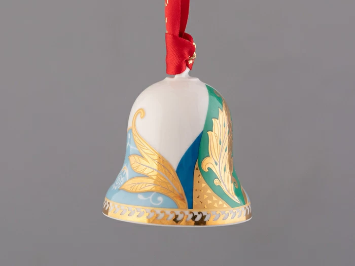 Подарочный набор Колокольчик форма Петелька рисунок Рождественские узоры 3 штуки, арт. 81.32619.00.1, 