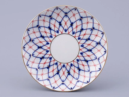 3-х предметный комплект чайный форма Тюльпан  рисунок Сетка 1950, арт. 81.31131.00.1