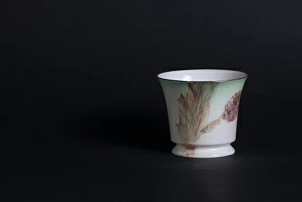 Чашка с блюдцем Татьянин день на форме Юлия, рисунок 2