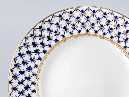 Сервиз чайный Волна Кобальтовая сетка, 6 персон 20 предметов, арт. 81.20893.00.1, 