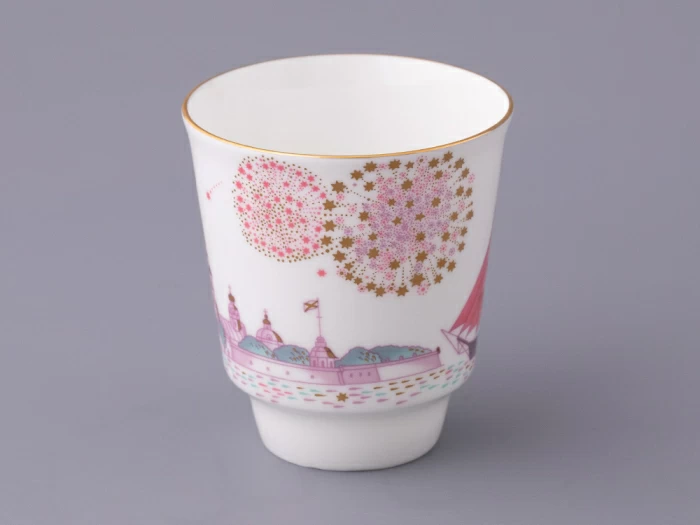 Чашка с блюдцем форма Майская рисунок Волшебная ночь арт. 81.27381.00.5, 