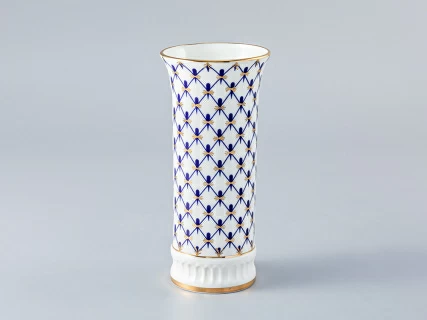 Ваза Вертикаль Кобальтовая сетка арт. 80.61651.00.1, 