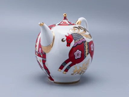 Чайник доливной Новгородский Красный конь 2450 мл арт. 80.00765.00.1, 