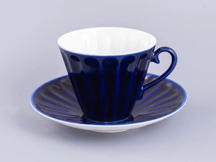 Чашка с блюдцем чайная форма Лучистая рисунок Найт, арт. 81.28659.00.1, 