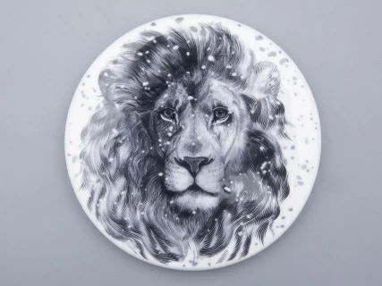 Шкатулка в подарочной упаковке, форма Идиллия, рисунок Тотем. Лев арт. 81.31592.00.1, 