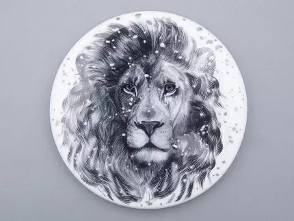 Шкатулка в подарочной упаковке, форма Идиллия, рисунок Тотем. Лев арт. 81.31592.00.1