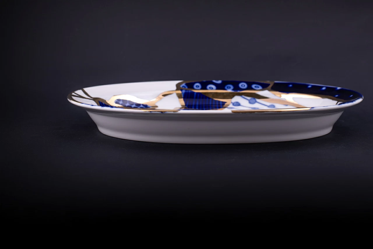 Блюдо Байкал 280 мм, на форме Молодежная, арт 60.14034.00.1, 