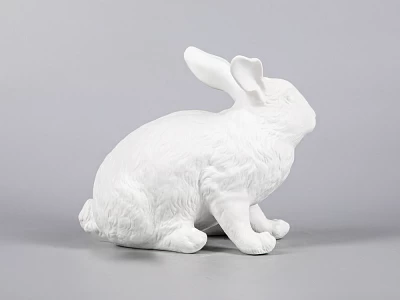 Скульптура Кролик домашний Белый арт. 82.69811.00.1