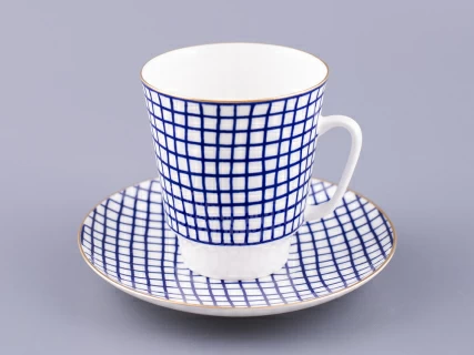 Чашка с блюдцем 165 мл форма Майская рисунок Tweed, арт. 81.27368.00.1, 