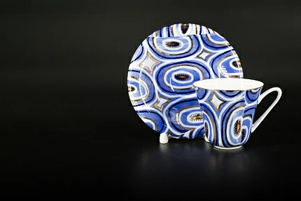 Чашка с блюдцем Минори, на форме Сад, арт 61.21007.00.1