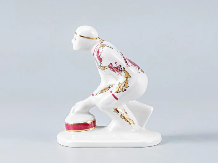 Скульптура форма Кёрлингистка рисунок Керлингистка арт. 82.78251.00.1,  Скульптура форма Кёрлингистка рисунок Керлингистка арт. 82.78251.00.1,