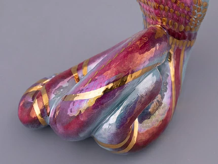 Скульптура форма Кобра, большой размер, в подарочной упаковке, рисунок Восход, арт. 81.32813.00.1 Скульптура форма Кобра, большой размер, в подарочной упаковке, рисунок Восход, арт. 81.32813.00.1