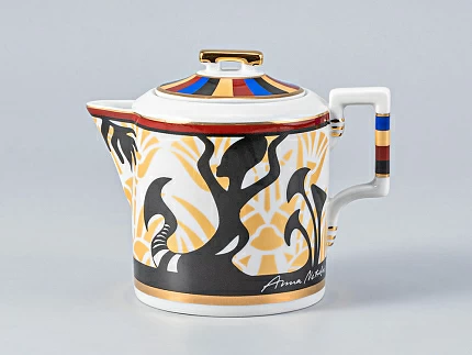 Сервиз чайный форма Гербовая рисунок Анна Нетребко, 6 персон 15 предметов, арт. 81.24966.00.1