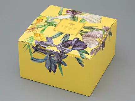 Чашка с блюдцем L’Art des Fleurs в подарочной упаковке, форма Весенняя 2, рисунок Лесной свет, арт 81.33401.00.1