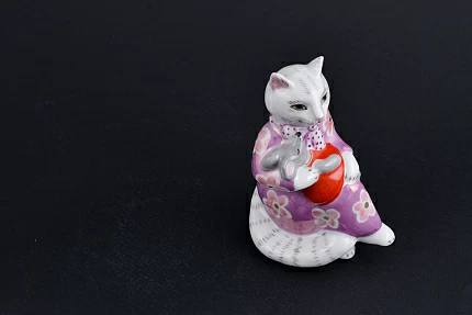 Скульптура Колыбельная, Кошка-нянька. Капуста, арт 62.21241.00.1 Скульптура Колыбельная, Кошка-нянька. Капуста, арт 62.21241.00.1