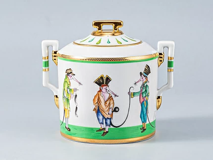 Сахарница форма форма Гербовая рисунок Крысята-воришки арт. 80.54329.00.1