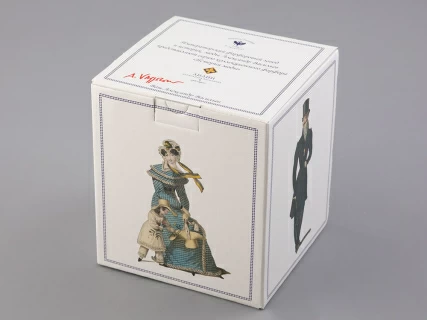 Подарочный набор заварочный форма Гербовая рисунок Modes de Paris (желтый) арт. 81.26407.00.1, 