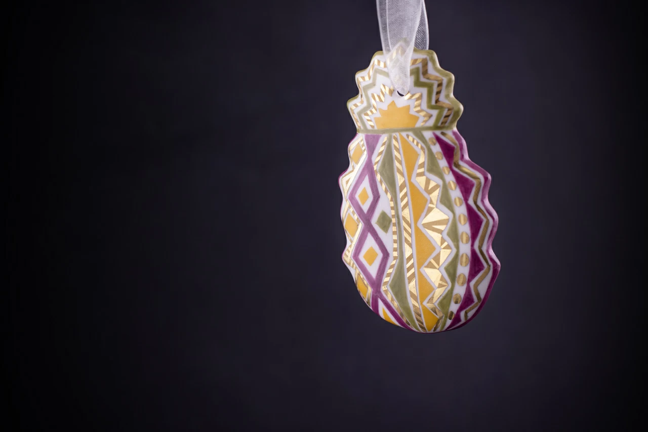 Елочная игрушка Ананас Экзотический, арт 60.14692.00.1, 