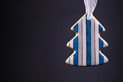 Елочная игрушка Елочка, Зимний вечер, арт 60.07614.00.1 Елочная игрушка Елочка, Зимний вечер, арт 60.07614.00.1