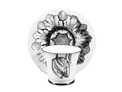 Подарочный набор чашка с блюдцем, форма Юлия рисунок Сысоев Волшебный сад I арт. 81.30912.00.1 Подарочный набор чашка с блюдцем, форма Юлия рисунок Сысоев Волшебный сад I арт. 81.30912.00.1