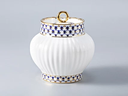 Сервиз чайный Волна Кобальтовая сетка, 6 персон 20 предметов, арт. 81.20893.00.1, 