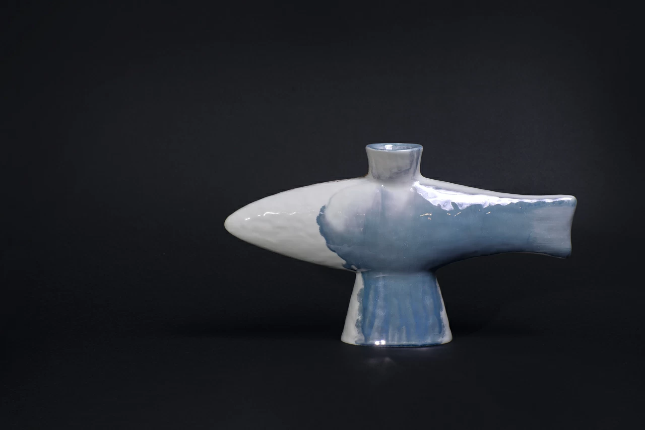 Подсвечник Атмосферные явления на форме Рыба малый размер арт 60.15868.00.1, 