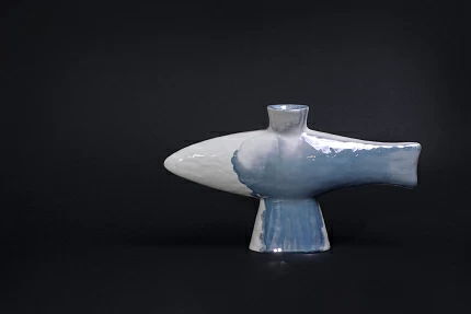 Подсвечник Атмосферные явления на форме Рыба малый размер арт 60.15868.00.1