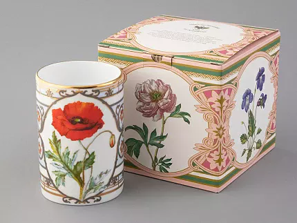 Бокал 400 мл в подарочной упаковке, форма Соло, рисунок Мак восточный, арт. 81.32713.00.1