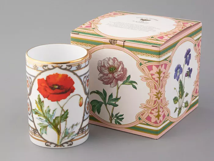 Бокал 400 мл в подарочной упаковке, форма Соло, рисунок Мак восточный, арт. 81.32713.00.1, 