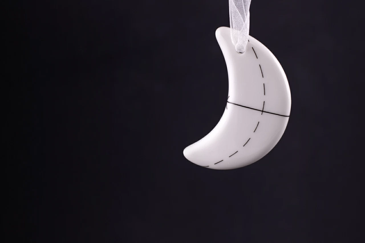 Елочная игрушка Месяц, Тайм, арт 60.16084.00.1, 