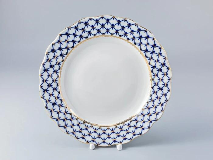 Тарелка Тюльпан Кобальтовая сетка 240 мм арт. 80.50012.00.1, 