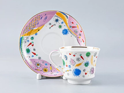 Трехпредметный комплект форма Банкетная рисунок Конфетти-2 арт. 81.25128.00.1